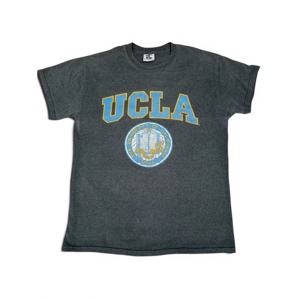 Vintage UCLA Bruins T Shirt Mens Medium Grey University of California TLC Tee
